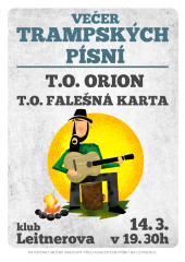 2012 - Písničkový večer Orion - Plakát